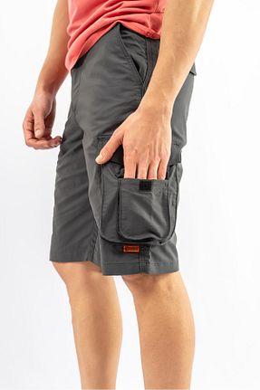 شلوارک و برمودا طوسی مردانه فاق بلند Combat Tactical - کد 931134360