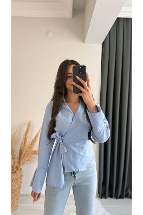 بلوز رنگی زنانه ساده Sedaunlu - کد 931130255