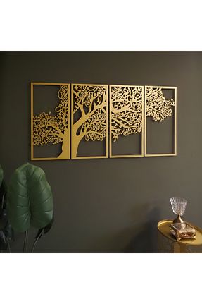 تابلو زرد فلزی Wall Art İstanbul - کد 931121030