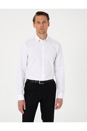پیراهن سفید مردانه اسلیم فیت Pierre Cardin - کد 931135264