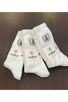 جوراب اسپرت سفید زنانه پنبه ای Walker London - کد 815376466
