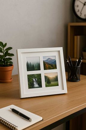 قاب عکس سفید Tuğra Sanat Galerisi - کد 847611817