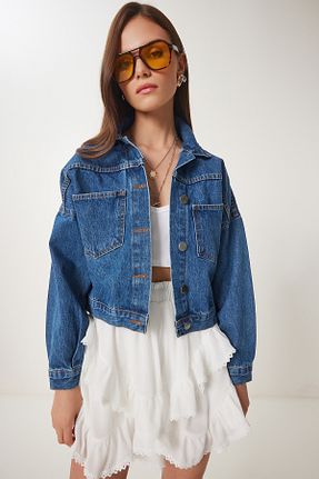 کت آبی زنانه رگولار Lovelyİstanbul - کد 931146516