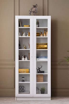 قفسه کتاب سفید 190 سانتی متر Setay - کد 931137804