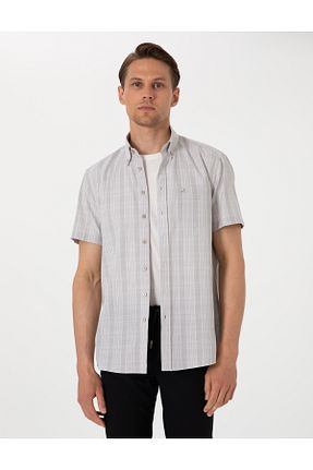 پیراهن بژ مردانه رگولار Pierre Cardin - کد 931141737