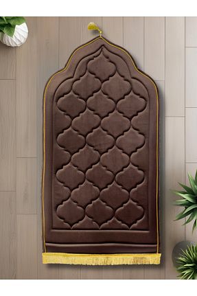 سجاده قهوه ای ابریشم ATEX BİNİCİLİK - کد 931218032