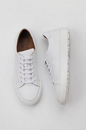 کفش کژوال سفید زنانه چرم خالص Bueno Shoes - کد 771955551