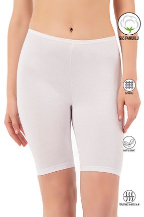 ساق شلواری سفید زنانه پنبه - الاستین ÖZKAN underwear - کد 985104