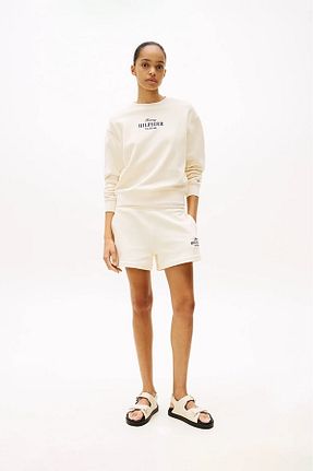 سوئیشرت زرد زنانه رگولار Tommy Hilfiger - کد 931150279
