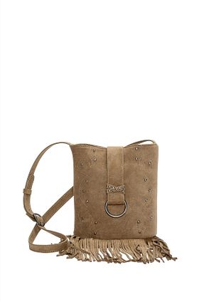 کیف دوشی قهوه ای زنانه پلی استر Pull & Bear - کد 931181418