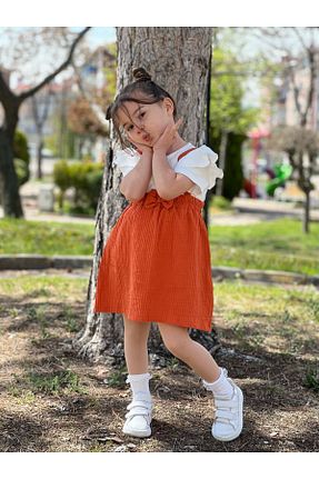 لباس نارنجی بچه گانه بافتنی Pollito - کد 931220298