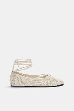 بابت نباتی زنانه چرم لاکی Pull & Bear - کد 931224003