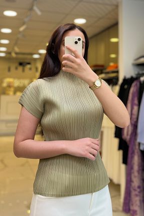 بلوز سبز زنانه ساده Vosse - کد 931184187