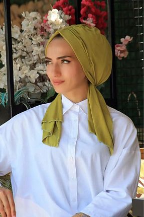 شال سبز زنانه پنبه ای Resta - کد 931200152
