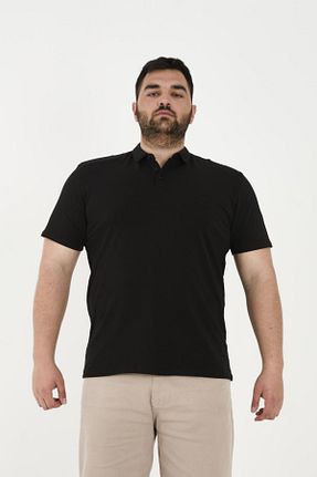 تیشرت سایز بزرگ مشکی مردانه تکی Maccali - کد 931229138