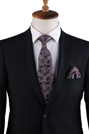 کراوات بنفش مردانه میکروفیبر Kravatkolik - کد 900756917