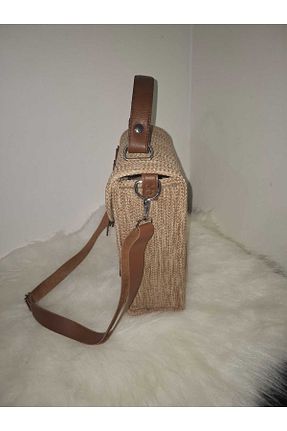 کیف دستی قهوه ای زنانه ابعاد بزرگ DuyumCollection - کد 931221524