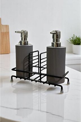 جا صابونی مشکی فلزی Magic Objects - کد 925695937