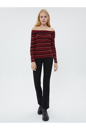 شلوار جین مشکی زنانه پاچه تنگ Loft - کد 57080665