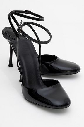کفش پاشنه بلند کلاسیک مشکی زنانه چرم مصنوعی luvishoes - کد 931225805