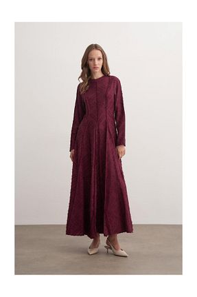 لباس زرشکی زنانه بافتنی FUSHYA - کد 931236860