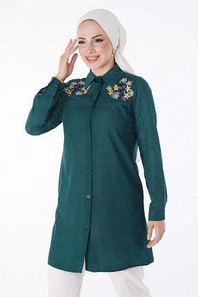 تونیک سبز زنانه بافتنی TOFİSA - کد 931241600