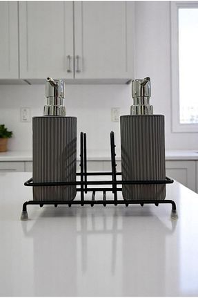 جا صابونی مشکی فلزی Magic Objects - کد 925695937