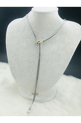 گردنبند جواهر زنانه برنجی DS DİAMONDSHOP - کد 931235635