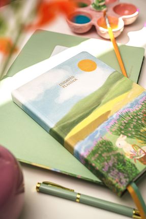 سر رسید سبز ساده Matt Notebook - کد 931230386
