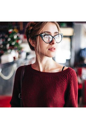 عینک محافظ نور آبی مشکی زنانه شیشه Jwl - کد 316238349