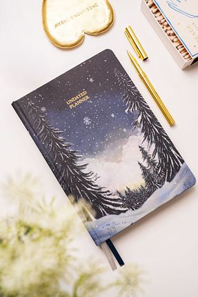سر رسید سرمه ای ساده Matt Notebook - کد 931230651