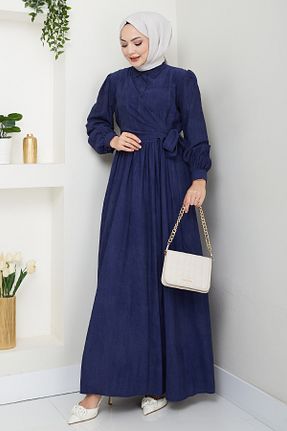 لباس حجاب سرمه ای زنانه رگولار InStyle - کد 931236552