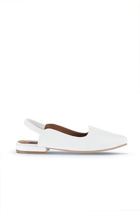 صندل سفید زنانه پاشنه تخت Bueno Shoes - کد 814515586