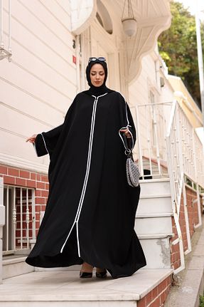 کلاه و ابایا مشکی زنانه پلی استر KADEEM - کد 924360652