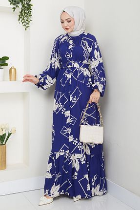 لباس حجاب سرمه ای زنانه رگولار InStyle - کد 931233751