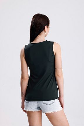بادی خاکی زنانه یقه مربعی Madame Gold - کد 931243278