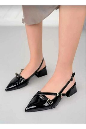کفش مجلسی مشکی زنانه چرم لاکی Lemon - کد 830776376