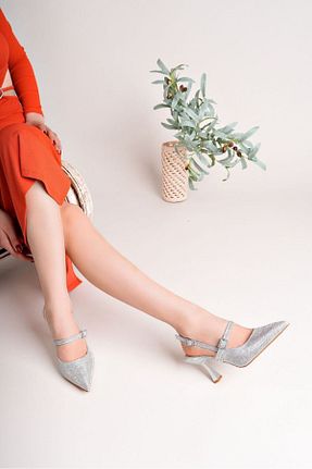 کفش پاشنه بلند کلاسیک نباتی زنانه سنگ loverise - کد 931269121