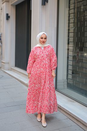 لباس حجاب قرمز زنانه رگولار LOCCO - کد 931267762