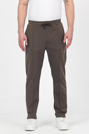 شلوار قهوه ای مردانه پلی استر DAMGA JEANS - کد 931246155