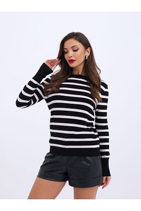 پلیور رنگی زنانه ساده Genel Markalar - کد 931255976