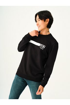 سوئیشرت مشکی مردانه ساده Loft - کد 350753356