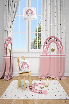 پرده زمینه سفید مخمل Talia Home - کد 782362792