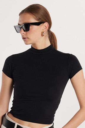 بلوز مشکی زنانه ساده Tudors - کد 931246484