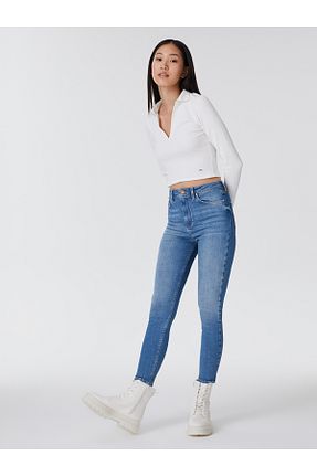شلوار مشکی زنانه پارچه Loft - کد 364880333