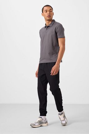 پولوشرت طوسی مردانه پنبه - الاستین TOMMY LIFE - کد 37611650