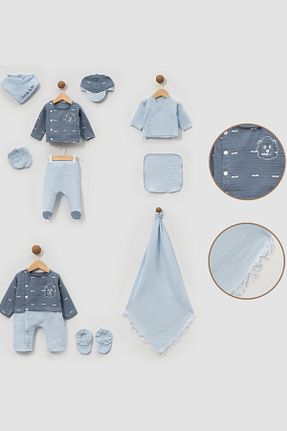 بعد از زایمان آبی بچه گانه پنبه ای Cherub Baby - کد 931292957