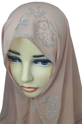 روسری رنگی شیفون TAŞLI KIZ - کد 931293454