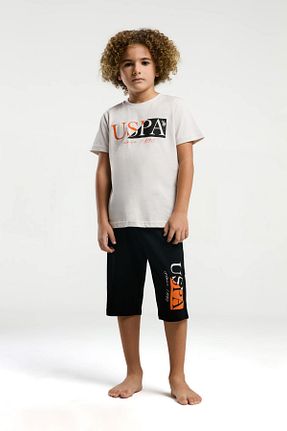 ست بالاتنه و پائین تنه رنگی بچه گانه بافت U.S. Polo Assn. - کد 931326272