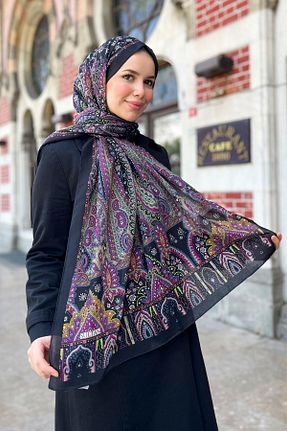 شال رنگی زنانه Kesik Elyaf Sultan Eşarp - کد 931302673
